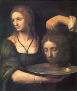 Bernadino Luini Salome Receiving the Head of John the Baptist (mk05) oil painting on canvas